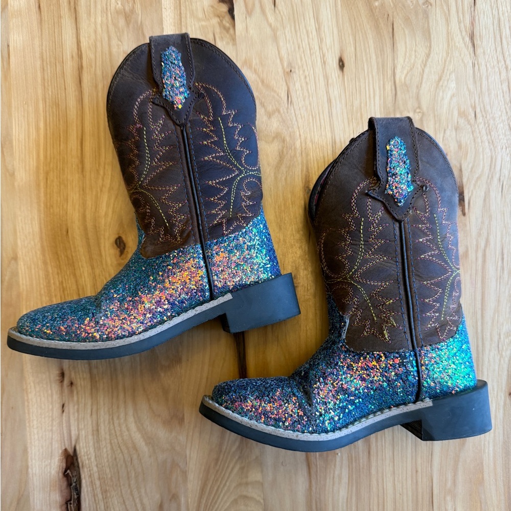 Shyanne Girl Glitter Western Boots - Picture 3 of 16